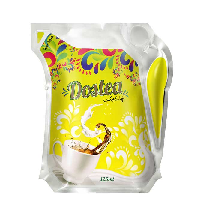 Fauji Foods’ brands Dostea in Ecolean® Air Aseptic 125ml, 200ml and 250ml.