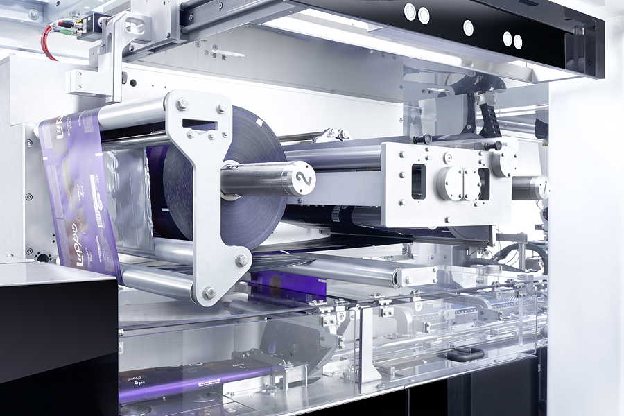 Schubert mit neuem Flowmodul für die Verpackung von Schlauchbeuteln zur Integration in schaltschranklose TLM-Maschinen.
