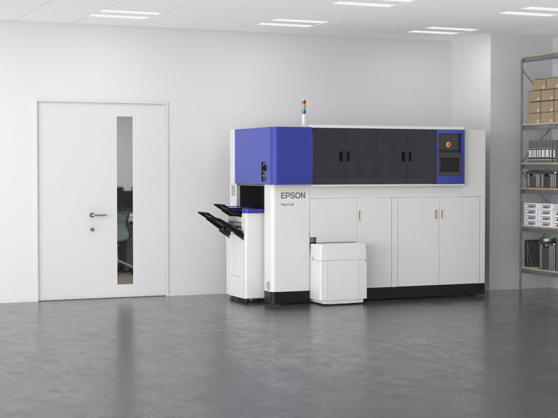 Epson Paperlab bringt das Recycling ins Büro und vernichtet zuverlässig vertrauliche Dokumente.