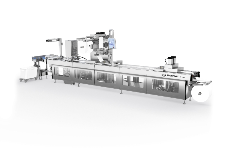Auf der Interpack zu sehen: Tiefziehverpackungsmaschine R 145 mit neuem Form- und Konturschneider.
