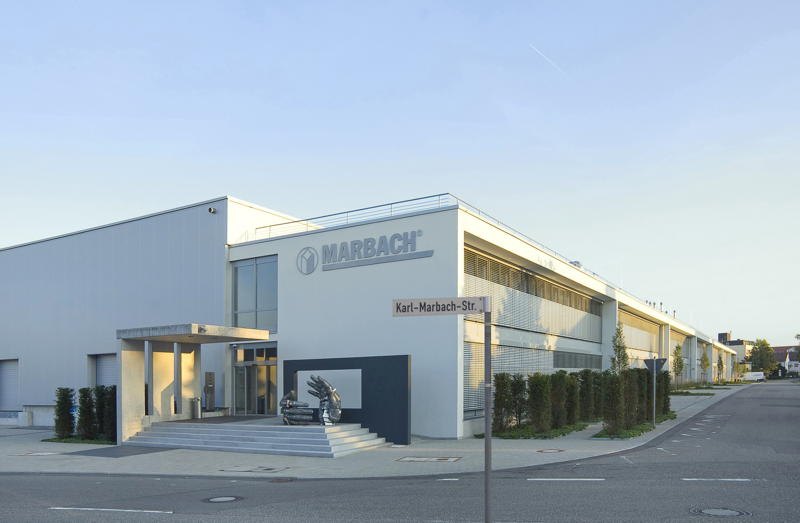 Nun endlich doch bei Marbach: Firmengerechte Adressänderung.