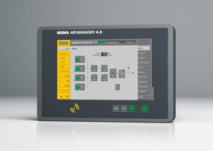 Der Sigma Air Manager 4.0 (SAM 4.0) überwacht und steuert die Komponenten einer Druckluftstation und bietet Industrie 4.0 taugliche Schnittstellen.