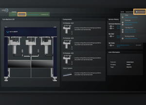 Das Dashboard von GRIPS.world als zentraler Bestandteil der Produktionssteuerung und Anlagenwartung der Schubert GmbH auf dem Weg zum ausfallfreien Anlagenbetrieb.