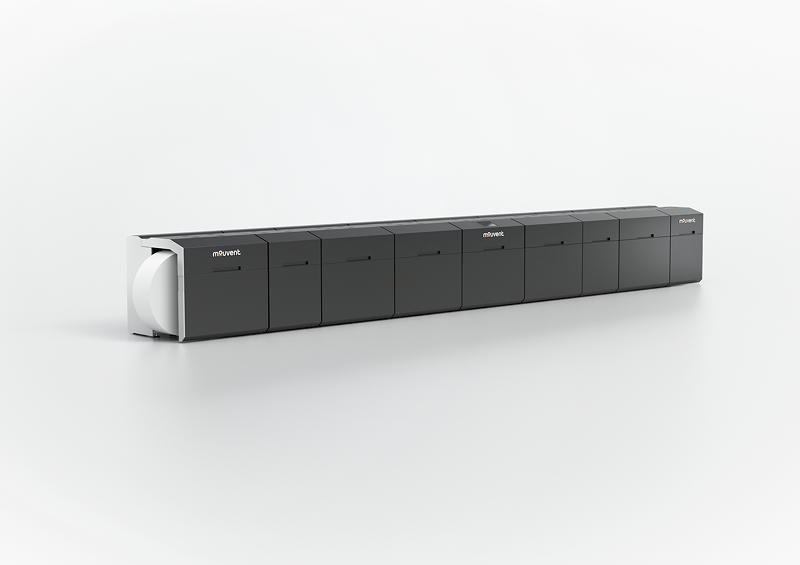 Die Mouvent LB702-WB mit 100% wasserbasierten Tinten für eine VOC-freie und lebensmittelsichere Produktion ohne Einbußen bei Qualität und Produktivität.

