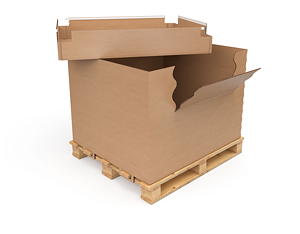 Die Systemverpackungen „Sea-Cont“ und „Air-Cont“ aus Wellpappe im Verbund mit Export-Paletten von Antalis Verpackungen GmbH werden den individuellen Kundenbedürfnissen angepasst.