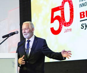 Firmengründer Eckhard Bluhm: „Wir sind heute noch genauso mutig wie 1968!“