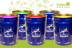 Bestätigung für Gecko Green Line Premium der hubergroup: Cradle to Cradle Certified™ Material Health Assessment Silver level.