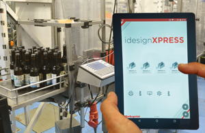 Drucksysteme vom Typ Markoprint X1JET und integra One von Bluhm lassen sich nun auch per Android-App steuern.