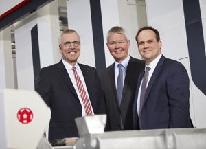 Der Vorstand von W&H: CEO Dr. Jürgen Vutz, CSO Peter Steinbeck, CTO Dr. Falco Paepenmüller.