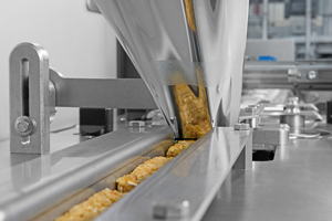Bosch zeigt in Las Vegas eine Version seines hocheffizienten, nahtlosen Riegelverpackungssystems.
