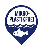 Erkennungszeichen für Produkte ohne Mikroplastik