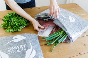 Der Smartcooler von Ecocool wurde für den Versand von temperatursensiblen, frischen Lebensmitteln konzipiert
