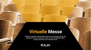 RAJA mit virtueller Messe für Kundenkontakt in virenbelasteten Zeiten.