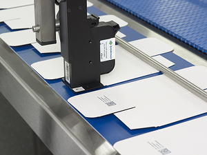 Gx-Serie Thermo-Inkjet-Druckkopf im Einsatz an der Produktionslinie.