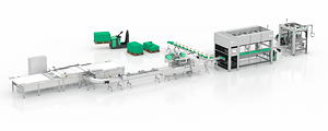 Für Backwaren präsentiert Syntegon Technology ein Rundum-Verpackungssystem, welches die Produkte mittels paper-ON-form Nachrüstkit in Schlauchbeutel aus Papier verpackt.