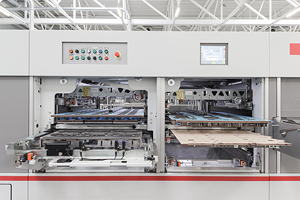 The Bobst Visioncut 106 for die-cutting.