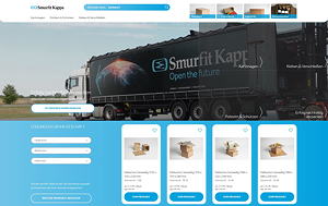 Die Startseite des Webshops.