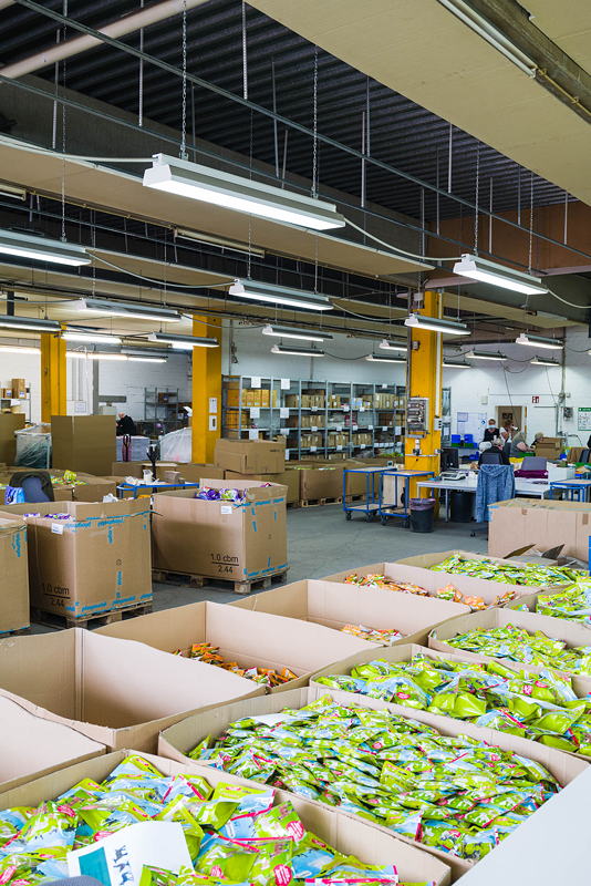 Blick in die Produktion bei megapac handling.