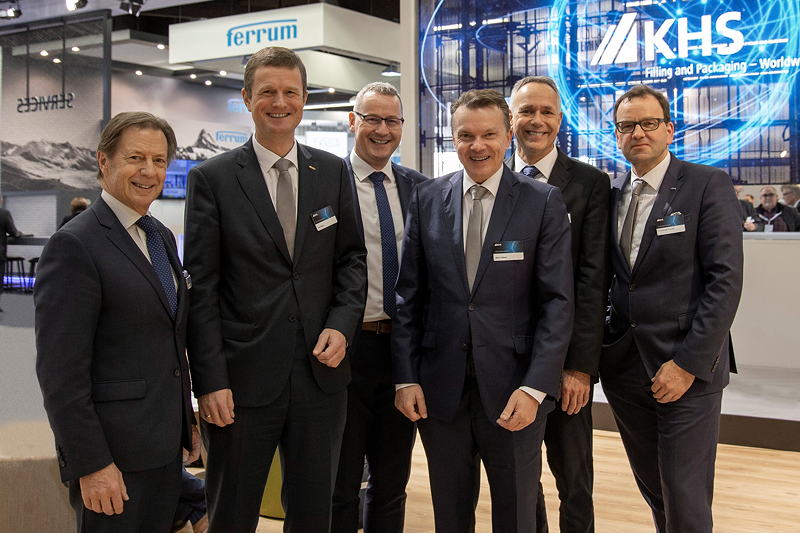 Auf der BrauBeviale 2019 in Nürnberg verkündeten die KHS Gruppe und die Ferrum AG ihre Absichten zu einer Kooperation. Nun plant die KHS GmbH, sich an der Ferrum Packaging AG zu beteiligen.