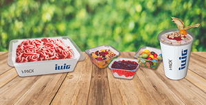 Nachhaltige I-PACK® Anwendungen, hergestellt auf ILLIG IML-T®-Systemen.