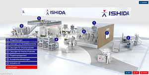 Ishida’s Virtuelle Welt präsentiert alle Verpackungssysteme online.