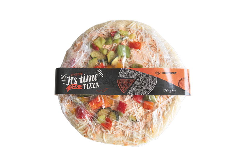 Freie Sicht auf das Produkt dank Full Wrap Labelling.