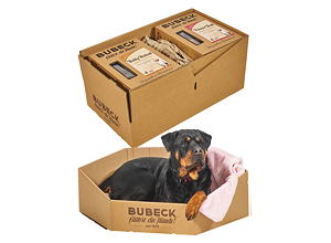 2. Platz E-Commerce-Verpackungen: R. Bubeck & Sohn-Hundekorb, DS Smith, Werk Nördlingen