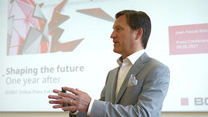 Jean-Pascal Bobst at the BOBST Annual Press Conference, June 9th 2021