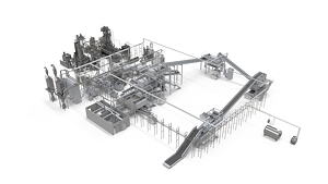 The Group’s MetaPure technology recovers materials like PET bottles and polyolefin packages – in a quality enabling the recyclate obtained to be used in equivalent applications.