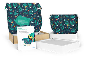 Das neue Papier Fusion Nature Plus von Sappi macht Wellpappe Verpackungen, so auch im E-Commerce, zum Blickfang.