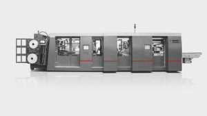 According to BOBST the new SPEEDPACK can increase folding-gluing line productivity by up to 25%.