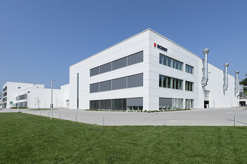 The production plant of Bobst Italia in San Giorgio Monferrato, Italy