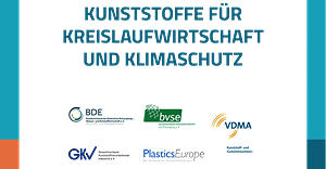 Die deutsche Kunststoff- und Recyclingindustrie hat eine gemeinsame Position zur Kreislaufwirtschaft und zum Klimaschutz veröffentlicht.