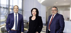Die Geschäftsführenden der MOSCA GmbH (v.l.n.r.) Alfred Kugler, Simone Mosca und Timo Mosca ziehen eine positive Bilanz für 2021.