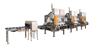 Der RobotGrader verpackt vollautomatisch Fleischprodukte mit kleinen Stückzahlen und festen Zielgewichten.