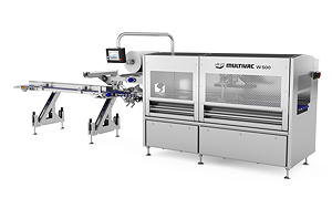 Mit dem W 500 bringt MULTIVAC eine universelle Flowpacking-Lösung auf den Markt, die eine hohe Flexibilität für das Verpacken unterschiedlichster Lebensmittel bietet.