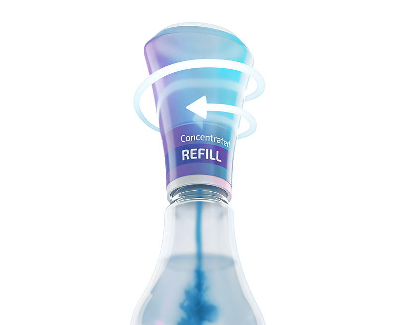 WP has developped a small, handy refill pack for concentrated formulas.
