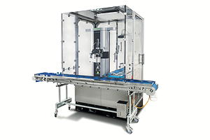 Ein mittleres Verpackungsvolumen können Pharmahersteller schon mit den mobilen Schubert-Cobots teilautomatisiert abdecken.