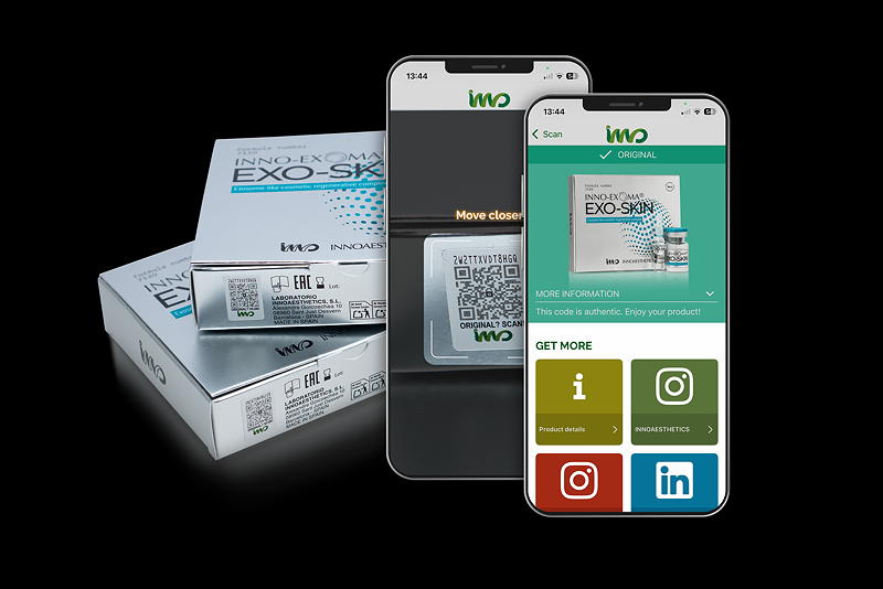 INNOAESTHETICS is reinforcing the protection of its cosmetics and aesthetic
products through an integrated product authentication and traceability solution.